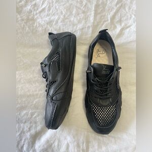 Dbeck | Women’s 43 (US 11) | Black Outdoor Mesh Trail Shoes Hiking Walking